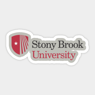 College "Stony Brook" Style Sticker